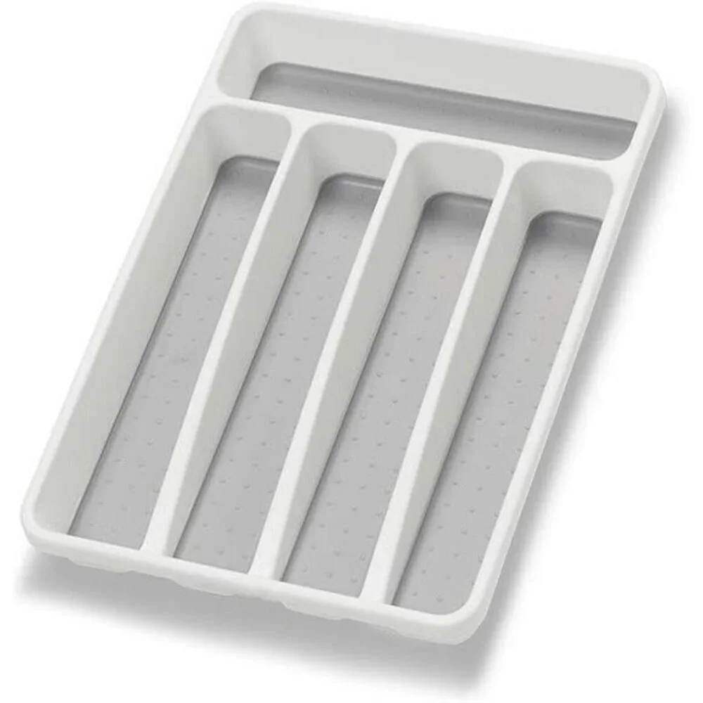 Kitchen silverware organizer utensil holder drawer flatware tray 5 compartment